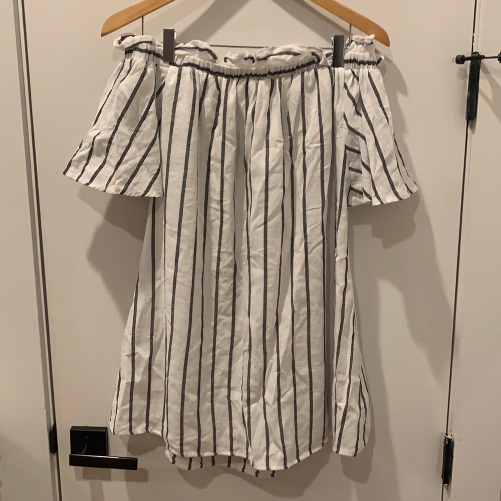 Stripped Mini Dress